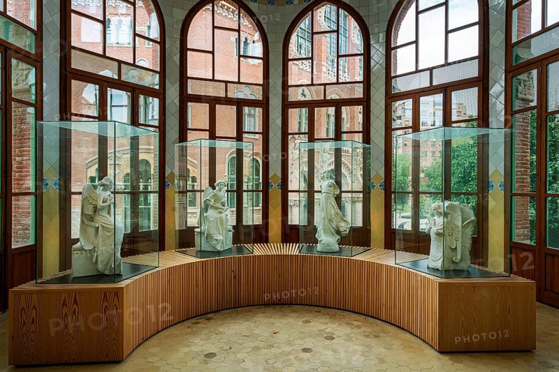 Historic hospital complex of the Hospital de la Santa Creu i Sant Pau, Barcelona, Catalonia, Spain, Europe