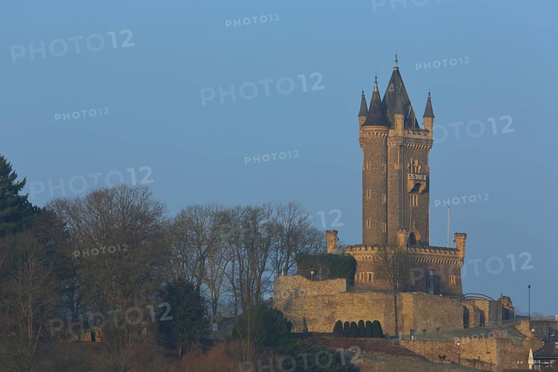 Landmark Wilhelmsturm built in 1895, Schlossberg, Dillenburg, Hesse, Germany, Europe