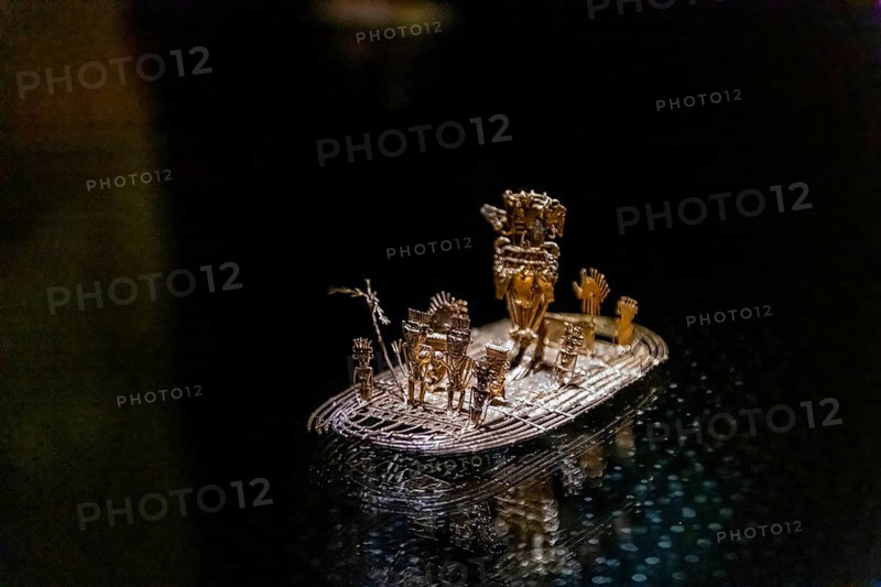 Artefacts in the gold museum, Bogota, Colombia, South America