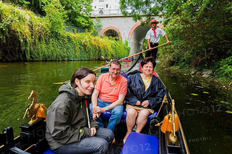 Gondola tour on the Karl Heine Canal