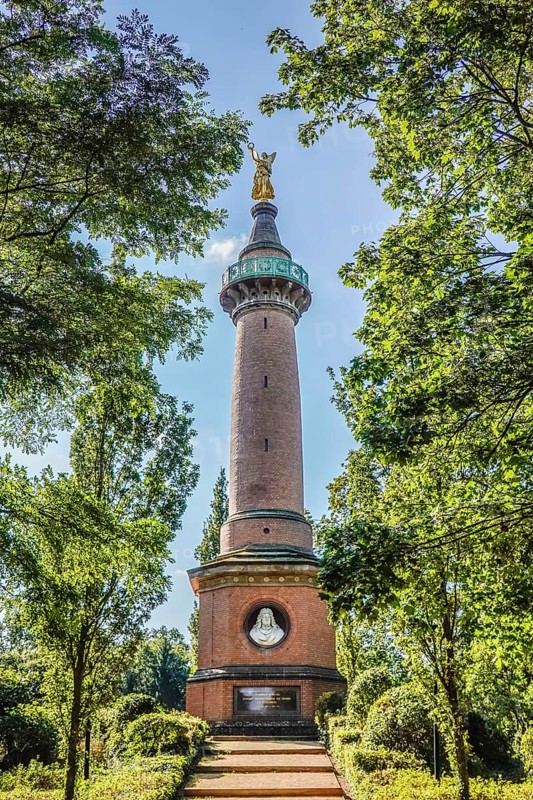 Victory Column Hakenberg, Am Denkmal, Fehrbellin, Brandenburg, Germany, Europe