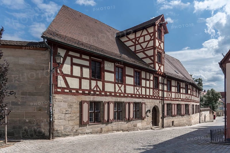 Historic Bell Founder's Hospital, 16th century Lauf an der Pegnitz, Middle Franconia, Bavaria, Germany, Europe