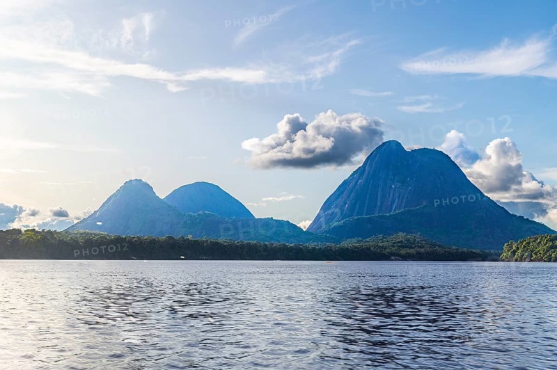 Huge granite hills, Cerros de Mavecure, Eastern Colombia