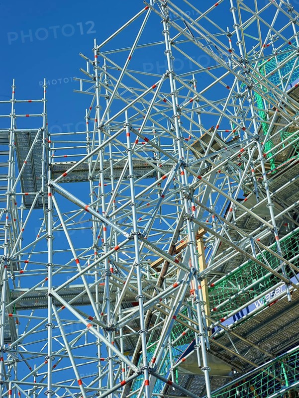 Restoration, Chinese Tower, Munich, Bavaria, Germany, Europe