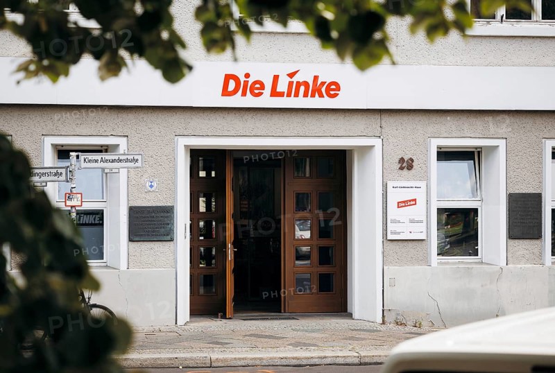 The party headquarters of the Left Party, in the Karl Liebknecht House in Kleine Alexanderstraße in Berlin, 19/08/2024