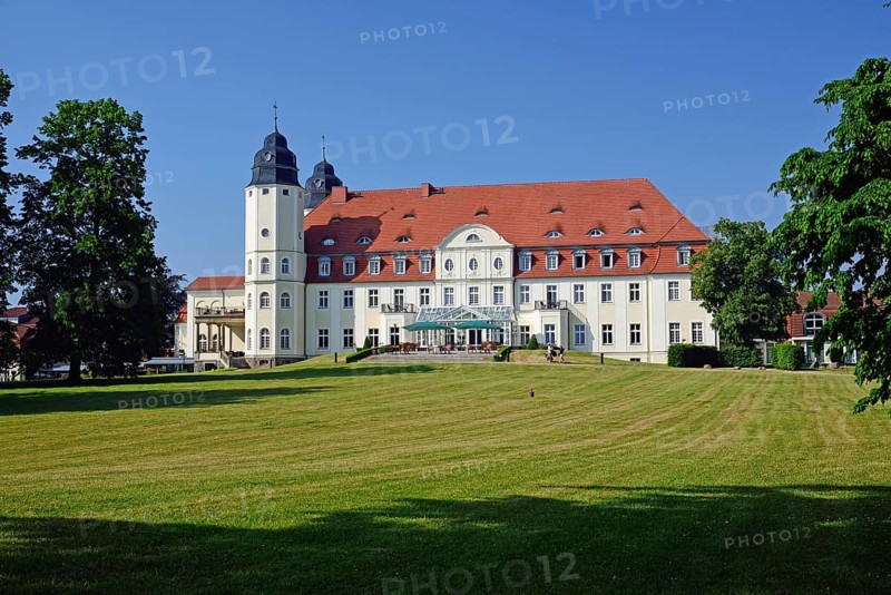 Europe, Germany, Mecklenburg-Western Pomerania, Göhren-Lebbin, Schloss Fleesensee, also Schloss Blücher, Schlosshotel, Göhren-Lebbin, Mecklenburg-Western Pomerania, Germany, Europe