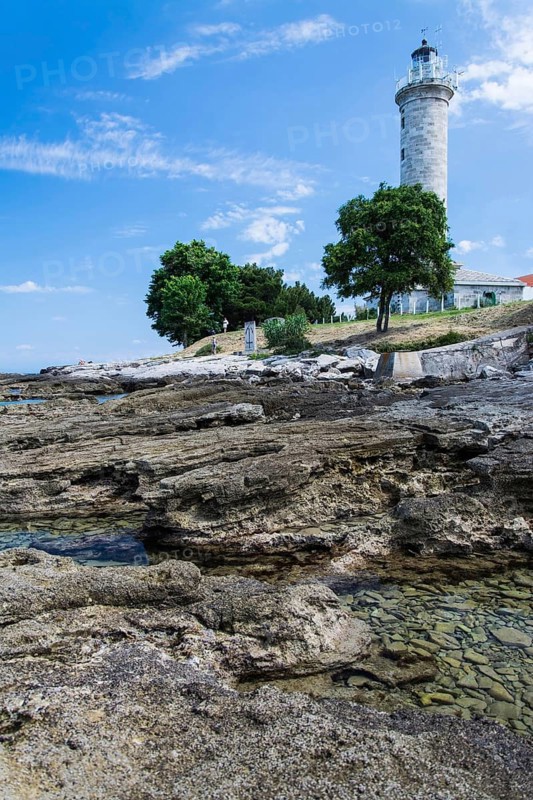 Lighthouse in Savudrija, Istiren, Croatia, Croatia, Europe