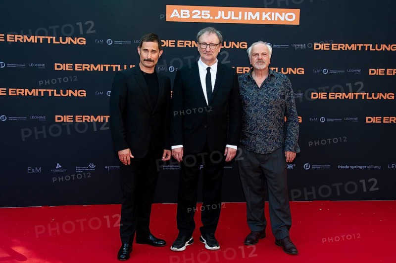 Cle, ems Schick, Rainer buck, Bernhard Schütz, DIE ERMITTLUNG, Photo Call at the red carpet for the Berlin premiere at ZOO Palast, Berlin, 16.07.2024