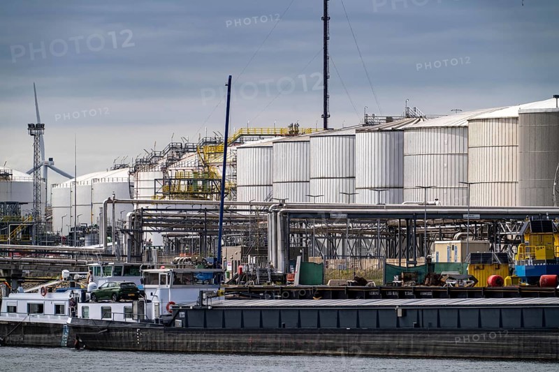 Bio-refinery of the Finnish oil company Neste, where sustainable bio aviation fuels are produced in the harbour Maasvlakte 2, in Rotterdam, Netherlands