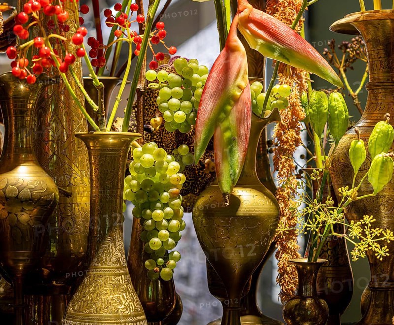 Artistic flower arrangements and decorations, German Floristry Championships, Berlin, Germany, Europe