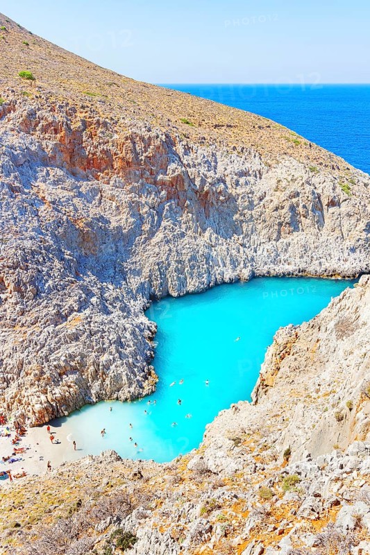 Seitan limania beach, Chania, Crete, Greek Islands, Greece, Europe