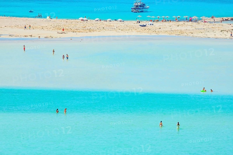 Balos bay, Gramvousa Peninsula, Chania, Crete, Greece, Europe