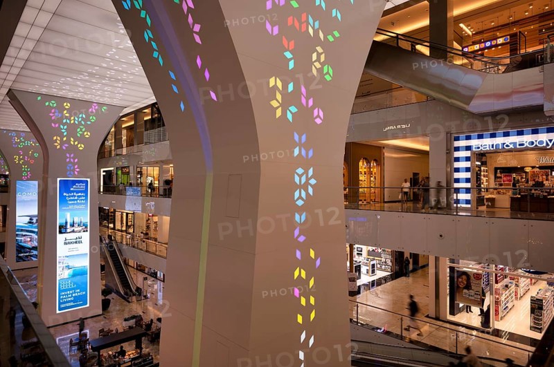 Interior view, multi-storey Nakheel Luxury Shopping Mall, Palm Jumeirah luxury shopping centre, Dubai, United Arab Emirates, VAR, Asia