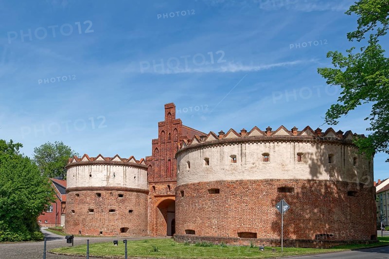 The historic Salzwedeler Tor tor of Gardelegen. Hanseatic town of Gardelegen, Saxony-Anhalt, Germany, Europe