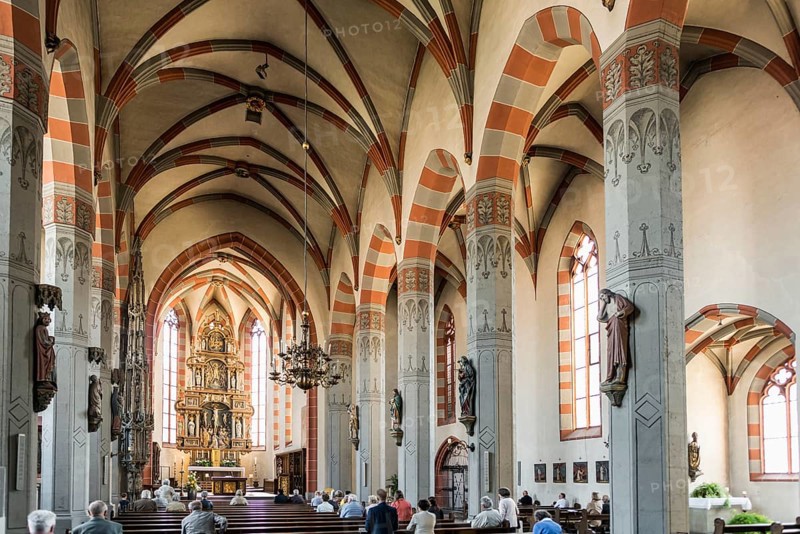 Church of St Andrew, Ochsenfurt, Mainfranken, Lower Franconia, Franconia, Bavaria, Germany, Europe
