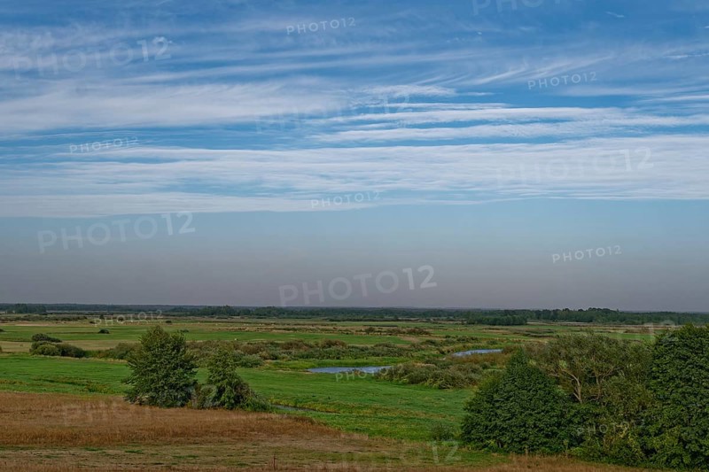 The Biebrza Valley in the Biebrza National Park in northern Poland. Burzyn, Podlaskie, Poland, Europe