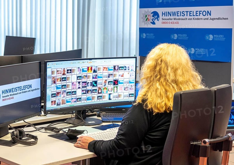 LKA North Rhine-Westphalia information hotline on child abuse and child pornography, press conference