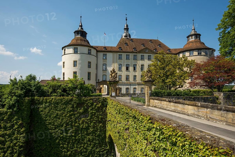 Langenburg Castle, Langenburg, on the Jagst, near Schwäbisch Hall, Baden-Württemberg, Germany, Europe