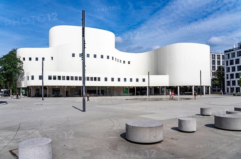 Düsseldorfer Schauspielhaus, at Gustaf-Gründgens-Platz, D'haus, theatre, Düsseldorf, North Rhine-Westphalia, Germany, Europe