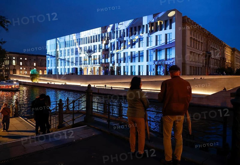 Festival of Lights, Humboldt Forum Berlin, 07.10.2024., Berlin, Berlin, Germany, Europe