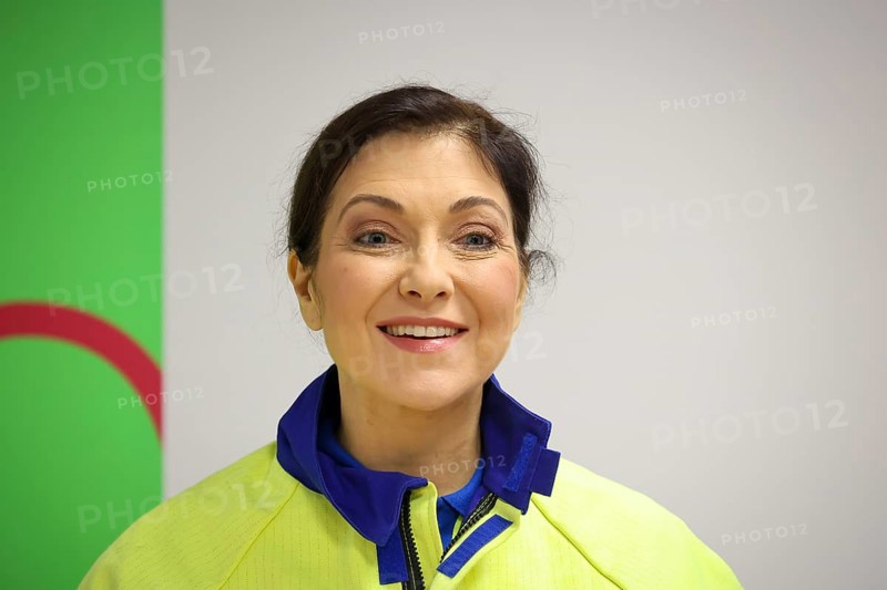 Holzwickede, North Rhine-Westphalia, Germany, Katherina Reiche, CEO of Westenergie AG, at a press event on the H2HoWi hydrogen project in Holzwickede near Dortmund, Europe
