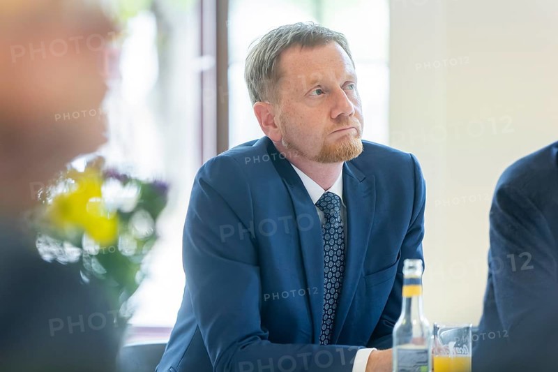 Minister President Michael Kretschmer visits Biotype GmbH in Dresden, Dresden, Saxony, Germany, Europe
