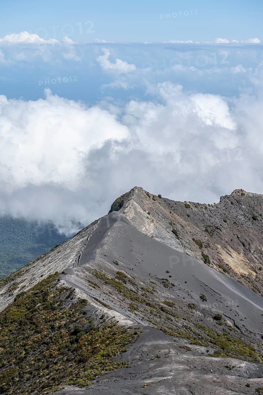 Irazu Volcano, Irazu Volcano National Park, Parque Nacional Volcan Irazu, Cartago Province, Costa Rica, Central America