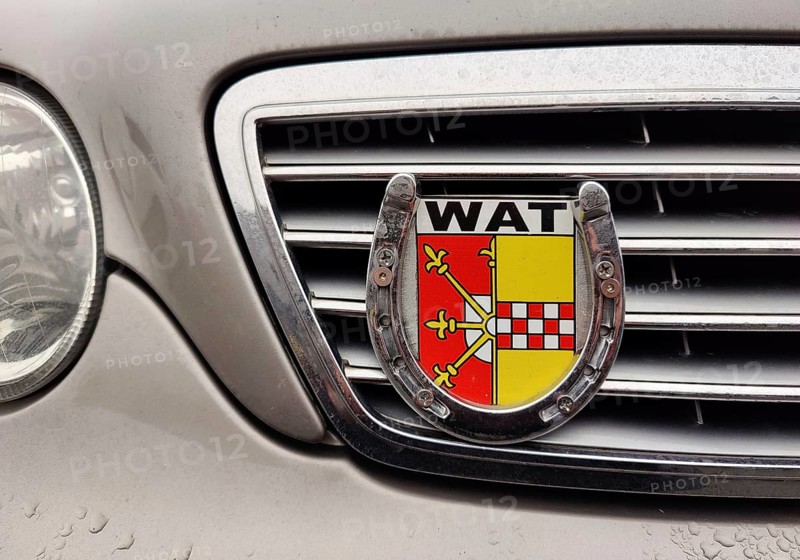 WAT for Wattenscheid, Heimatliebe for the town incorporated into Bochum in 1995 as part of the regional reform, Ruhr area, North Rhine-Westphalia, Germany, Europe