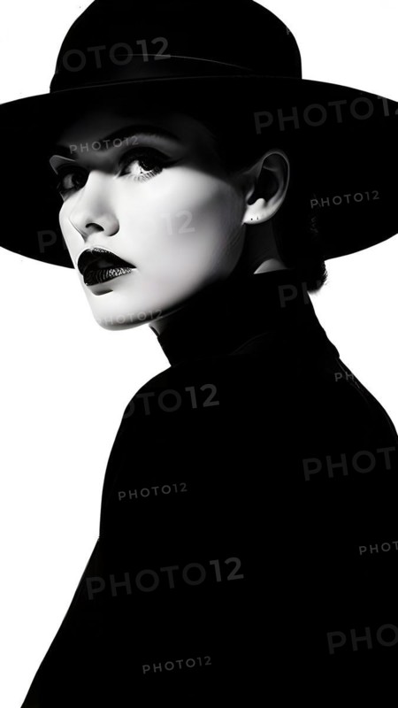 AI generated illustration of a whimsically modern and antiquated fusion collage with monochrome archival images