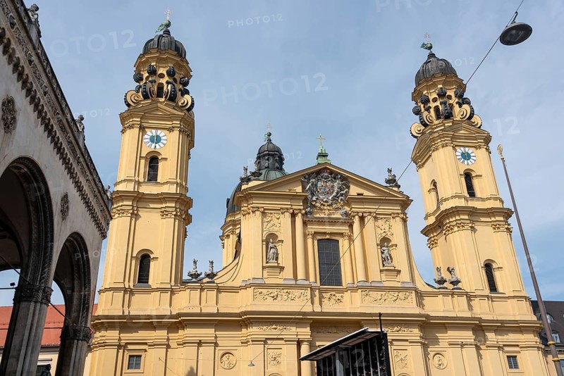 Catholic Theatine Church, Munich, Bavaria, Germany, Europe