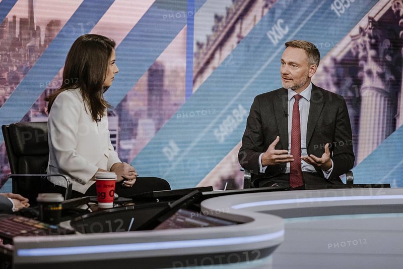 Christian Lindner (FDP), Federal Minister of Finance, photographed during an interview with Bloomberg, in New York City, 23 October 2024. Photographed on behalf of the Federal Ministry of Finance