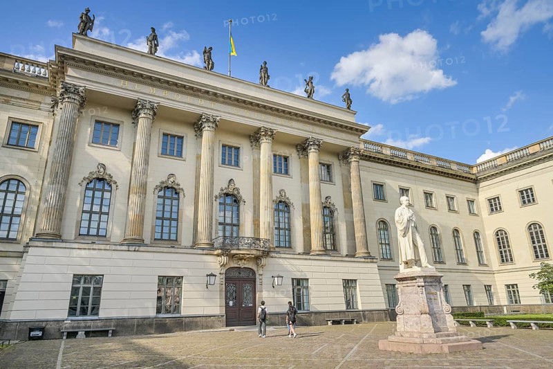 Main Building, Humboldt University, Unter den Linden, Mitte, Berlin, Germany, Europe