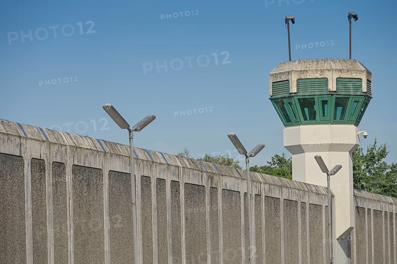 Watchtower, Plötzensee Prison, Friedrich-Olbricht-Damm, Charlottenburg-Nord, Berlin, Germany, Europe