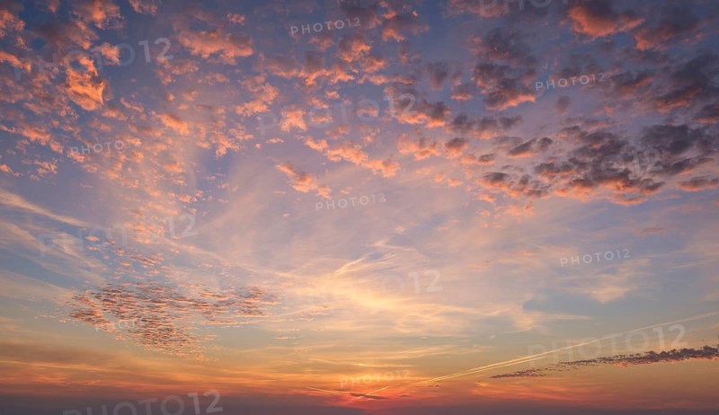 Beautiful dramatic scenic after sunset sky background after sunset
