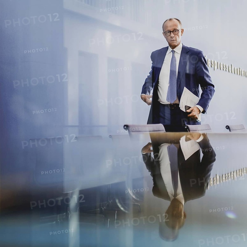 Friedrich Merz, CDU party chairman, recorded after the federal press conference on the consequences of Solingen. Berlin, 27.08.2024