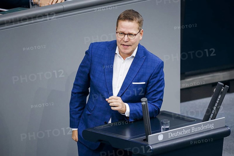 Tino Sorge, CDU/CSU, recorded as part of a speech on Epl. 15 Health in the German Bundestag in Berlin, 12/09/2024