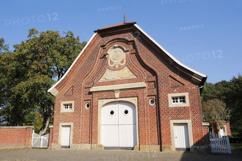 Haus Rüschhaus, built in 1749 by Johann Conrad Schlaun, Annette von Droste-Hülshoff Museum, Münster-Nienberge, Münsterland, North Rhine-Westphalia, Germany, Europe