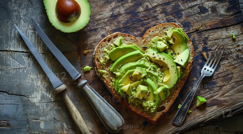Nutritious guacamole and avocado sandwich that provide big health benefits, AI generated