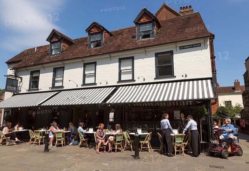 Cote brasserie restaurant in town centre, Salisbury, Wiltshire, England, UK