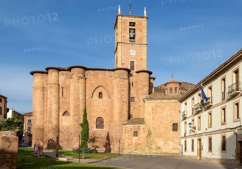 Royal Monastery of Saint Mary, Monasterio de Santa Maria la Real, Najera, La Rioja Alta, Spain, Europe