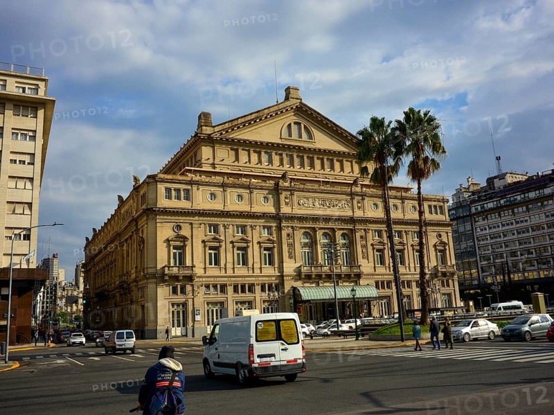 The Teatro Colon, the largest and most famous theatre in Buenos Aires, Argentina, South America