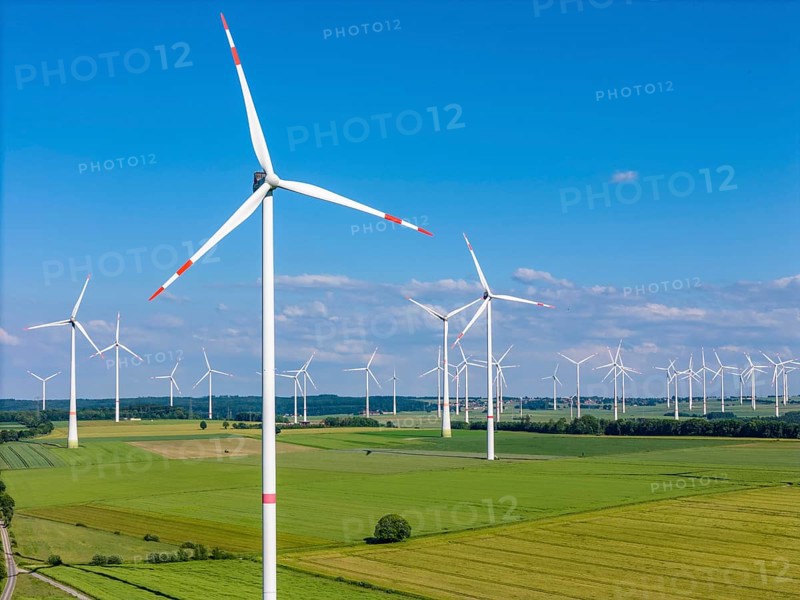 Wind farm north-east of Bad Wünnenberg, Ostwestfalen-Lippe, Paderborn district, North Rhine-Westphalia, Germany, Europe