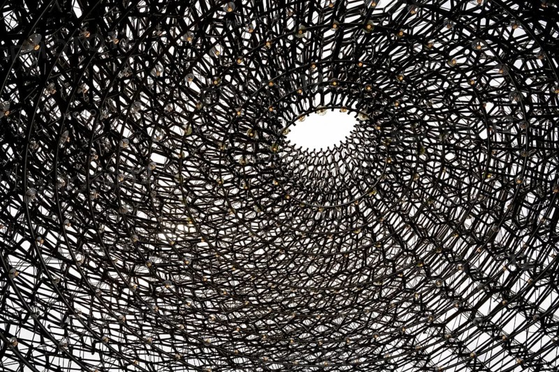 The Hive, artwork by Wolfgang Buttress, Royal Botanic Gardens (Kew Gardens), UNESCO World Heritage Site, Kew, Greater London, England, Great Britain