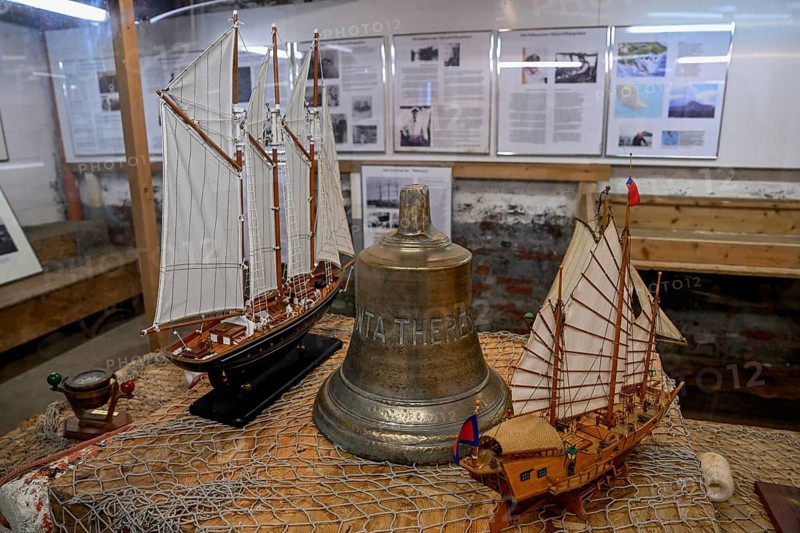Exhibits in the Maritime Museum, Tammensiel, Pellworm Island, Schleswig-Holstein Wadden Sea National Park, North Frisia, Germany, Europe