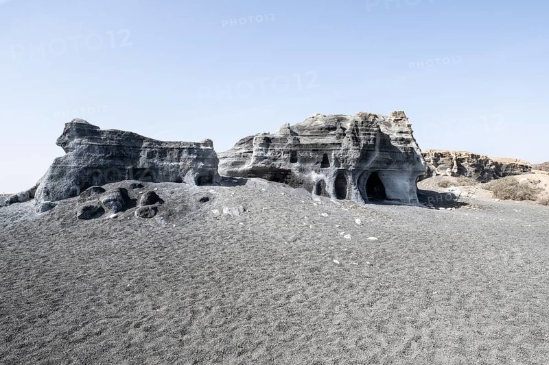 Stratified City, Antigua rofera de Teseguite, Lanzarote, Canary Islands, Spain, Europe