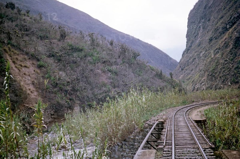 Railway line from Guayaquil to Riobamba, Ecuador, South America, 1962, South America