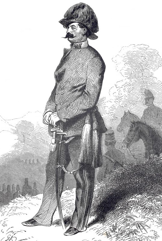 Historical, digitally restored reproduction from a 19th century original, Record date not stated, Karl (Carl) Freiherr von Urban (* 31 August 1802 in Krakow, † 1 January 1877 in Brno) was an Austrian field marshal lieutenant