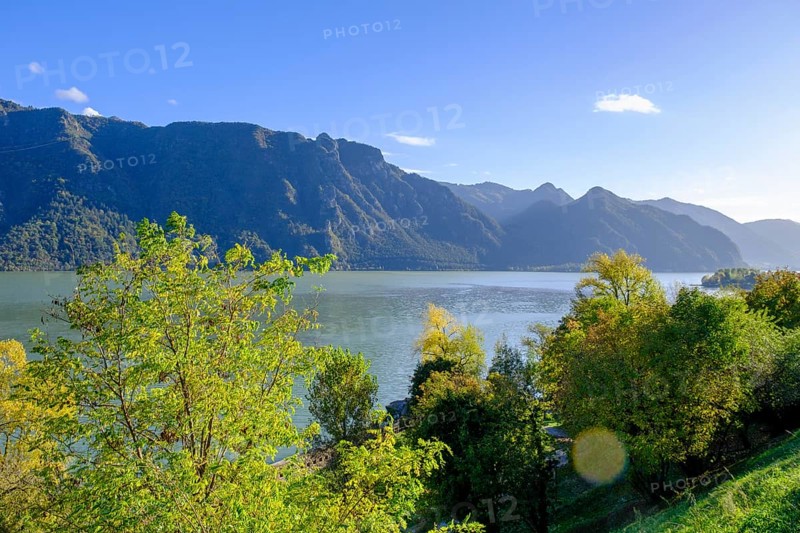 Lago d'Idro, Lake Idro, Rocca d'Anfo, Lombardy, Italy, Europe