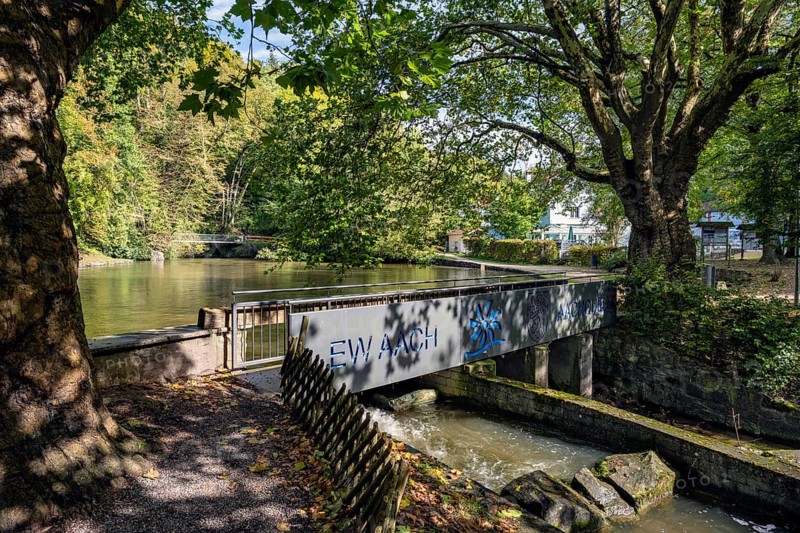 The Aachtopf, also known as the Aachquelle, a sight and tourist attraction in Hegau, is a karst spring where the Radolfzeller Aach rises and flows into western Lake Constance after 32 kilometres near Radolfzell. The water that emerges in the spring comes mainly from the Danube seepage 13.5 kilometres away near Immendingen in the district of Tuttlingen. Aach, district of Constance, Baden-Württemberg, Germany, Europe