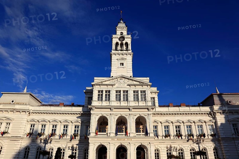 Banat, city of Arad, city centre, Renaissance town hall, Romania, Europe